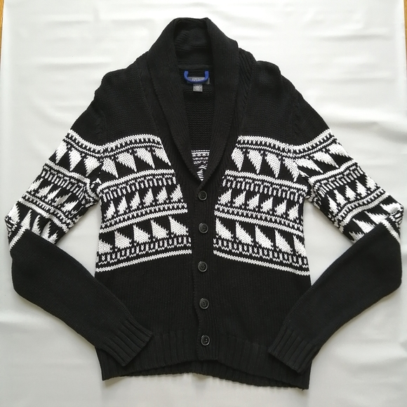 Kenneth Cole Reaction Black Cardigan Small - Picture 1 of 9